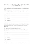 Evidence-Based Physical Examination 1st Edition &vert; Best Practices Study Guide & Exam Review