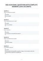 Nsg 4100 Exam 2 Questions With Complete&NewLine;Answers &lpar;100&percnt; Accurate&rpar;&NewLine;