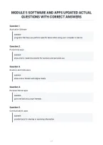 Module 06 Exam Questions And Answers&NewLine;Latest Update