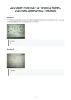 Acs Chem 1 Practice Test Updated Actual&NewLine;Questions With Correct Answers