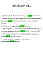 CMAA Exam Questions and Answers &vert; Certification Exam Prep 2026&sol;2027