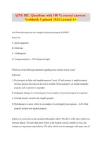 AINS 102 Exam Study Guide &vert; Practice Questions & Answers