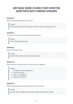 Msf Basic Rider Course Study Expected&NewLine;Questions With Verified Answe