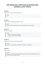 Msf Ridercoach Prep Exam Questions And&NewLine;Answers Latest Update
