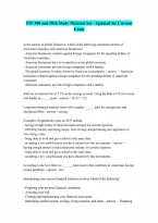 FIN 300 and 2026 Study Material Set - Updated for Current Exam
