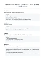 Ndfs 100 Exam 3 Byu Questions And Answers&NewLine;Latest Update