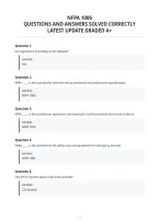 Nfpa 1006&NewLine;Questions And Answers Solved Correctly&NewLine;Latest Update Graded A&plus;