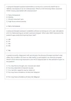 Exam Prep&NewLine;&NewLine;NPTE Daily Practice Questions &vert; Physical Therapy Exam Review & Answers