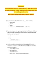 Medical Gas  &NewLine;Comprehensive Resource To Help You Ace 2026-2027 Exams &NewLine;Includes Frequently Tested Questions With Elaborated 100&percnt; &NewLine;Correct Complete Solutions  &NewLine;Guaranteed Pass First Attempt&excl;&excl; Current Update&excl;&excl; 