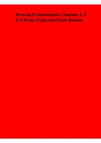  Nursing Fundamentals Chapters 4&comma; 5 & 6 Study Guide and Exam Review