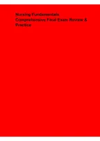  Nursing Fundamentals Comprehensive Final Exam Review & Practice