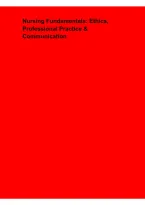 Nursing Fundamentals Study Guide &ndash; Ethics&comma; Professional Practice & Communication