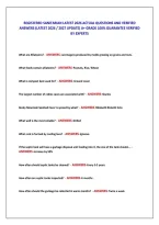 Registered Sanitarian Latest 2026 Actual Questions And Verified &NewLine;Answers &lpar;Latest 2026 &sol; 2027 Update&rpar; A&plus; Grade 100&percnt; Guarantee Verified &NewLine;By Experts
