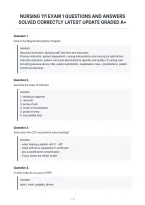 Nursing 111 Exam 1 Questions And Answers&NewLine;Solved Correctly Latest Update Graded A&plus;