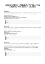 Nursing 201 Exam 1 Frequently Tested Actual&NewLine;Questions With Correct Answers