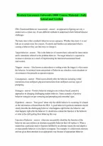 Western Governors University D001 Course Material - Fully Solved and Verified