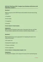 NUR 5461 Final Exam 2026 &vert; Complete Exam Questions with Answers and Explanations&vert; Graded A &plus;&period;