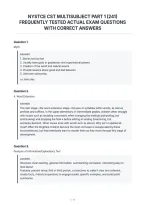 Nystce Cst Multisubject Part 1 &lpar;241&rpar;&NewLine;Frequently Tested Actual Exam Questions&NewLine;With Correct Answers