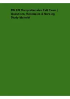 RN ATI Comprehensive Exit Exam&colon; Practice Questions&comma; Detailed Rationales & Complete Nursing Study Guide