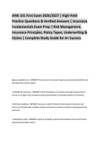 Exam &lpar;elaborations&rpar; AINS 101 