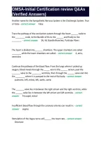 OMSA-Initial Certification review Q&As &lpar;Verified Answers&rpar;&period;