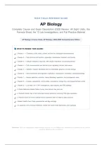 AP Biology 2027 Complete Review&colon; All 8 Units&comma; the Formula Sheet&comma; 13 Lab Investigations&comma; 10 Worked Problems&comma; 20-Question Practice Exam with Full Solutions and 16 Deadly Exam Traps