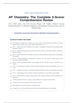 AP Chemistry 2027 Complete 5-Scorer Review&colon; All 9 Units&comma; Full Formula Sheet&comma; ICE Tables&comma; Titration Curves&comma; Electrochemistry&comma; 10 Worked Problems&comma; 20-Question Practice Exam and 15 Deadly Traps
