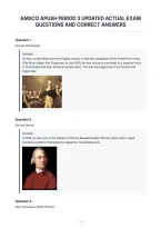 Amsco Apush Period 3 Updated Actual Exam&NewLine;Questions And Correct Answers