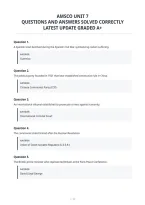 Amsco Unit 7&NewLine;Questions And Answers Solved Correctly&NewLine;Latest Update Graded A&plus;