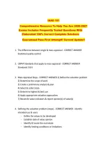 IAAO 101 &NewLine;Comprehensive Resource To Help You Ace 2026-2027 &NewLine;Exams Includes Frequently Tested Questions With &NewLine;Elaborated 100&percnt; Correct Complete Solutions  &NewLine;Guaranteed Pass First Attempt&excl;&excl; Current Update&excl;&excl; 