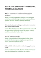 Apea 3P High Stakes Practice Questions&NewLine;And Detailed Solutions&NewLine;