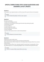 Opota Corrections Spo's Exam Questions And&NewLine;Answers Latest Update&NewLine;