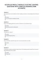 Nccer Electrical 2 Module 3 Electric Lighting&NewLine;Questions With Complete Answers &lpar;100&percnt;&NewLine;Accurate&rpar;