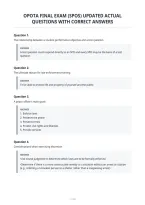 Opota Final Exam Frequently Tested Actual&NewLine;Questions With Correct Answers&NewLine;
