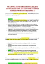 ATI Virtual ATI OB Complete Exam 2025-2026 &vert; NGN Questions with 100&percnt; Correct Verified Answers & Rationales &ndash; Scored A&plus;