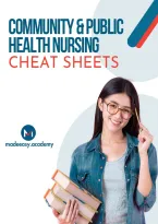 Community & Public Health Nursing Cheat Sheets&colon; Quick Reference&comma; Active Recall & Mistake Finders