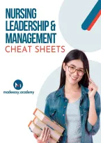 Nursing Leadership & Management Cheat Sheets&colon; Quick Reference&comma; Active Recall & Mistake Finders
