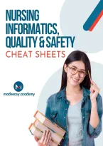 Nursing Informatics&comma; Quality & Safety Cheat Sheets&colon; Quick Reference&comma; Active Recall & Mistake Finders