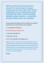 NBSTSA CST Exams &vert;Most Recent  Exams 2026-2027