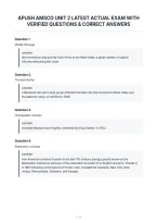 Apush Amsco Unit 2 Latest Actual Exam With&NewLine;Verified Questions & Correct Answers
