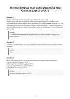 Arthrex Module Test Exam Questions And&NewLine;Answers Latest Update&NewLine;