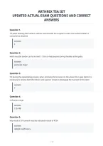Arthrex Tsa Iot&NewLine;Updated Actual Exam Questions And Correct&NewLine;Answers
