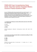 FINRA SIE Exam Comprehensive Study Guide &vert; Securities Industry Essentials Mastery Course & Practice Questions