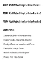 ATI PN Adult Medical-Surgical Online Practice B QUESTIONS AND CORRECT ANSWERS WITH
