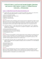 NUR 6121 Practice Exam Questions and Answers 2026-2027