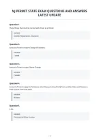 Nj Pesticide Core Exam Updated Actual&NewLine;Questions With Correct Answers