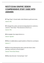Nocti Exam Graphic Design Key&NewLine;Concepts And Revision Notes&NewLine;