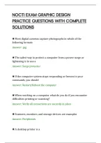 Nocti Exam Graphic Design Review&NewLine;Questions And Detailed&NewLine;Explanations