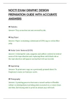 Nocti Study Guide Culinary Updated Actual&NewLine;Questions With Correct Answers&NewLine;