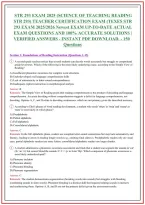 Samantha Graves 19 month old female presenting with acute vomiting Practice Exam Questions and Answers 2026-2027